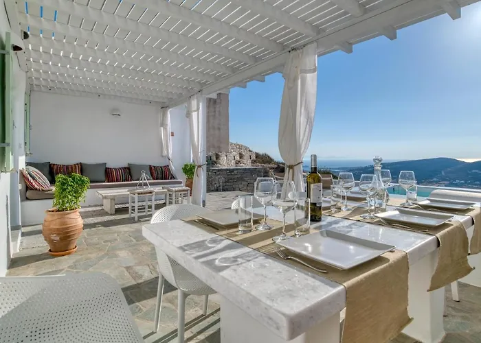 Villa Lofos - Sea View And Jacuzzi Near Parikia *